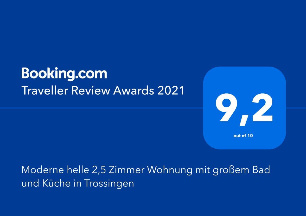 Moderne Helle 2,5 Zimmer Wohnung Mit Grossem Bad Und Kueche In Trossingen Exteriör bild